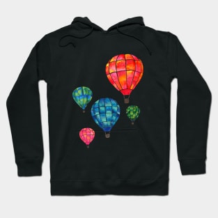 Colorful Hot Air Balloons Hoodie